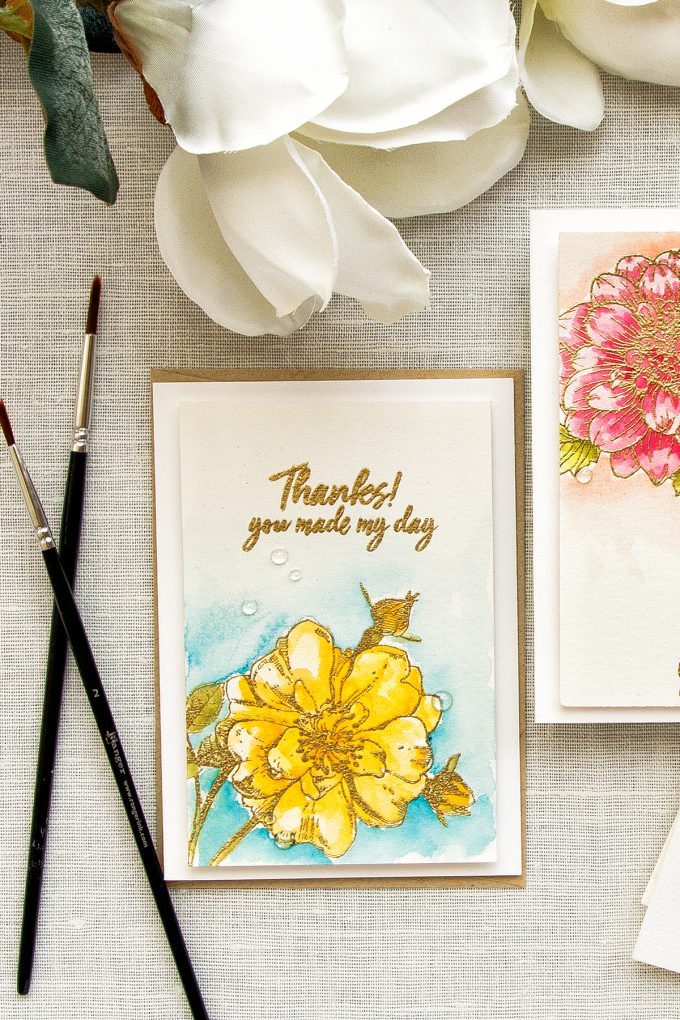 Hero Arts | 4-Bar Watercolor Floral Cards