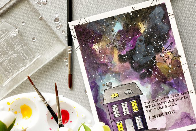 Simon Says Stamp | We're Sleeping Under The Same Stars Galaxy Card