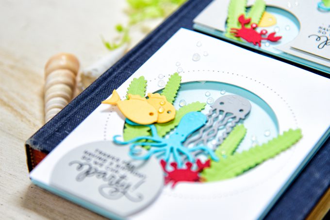 Spellbinders | Birthday Party Card with Sea Animals. Video