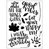 Concord & 9th Fill-in Phrases Clear Stamp Set