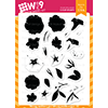 WPlus9 Petunia Builder Stamp Set