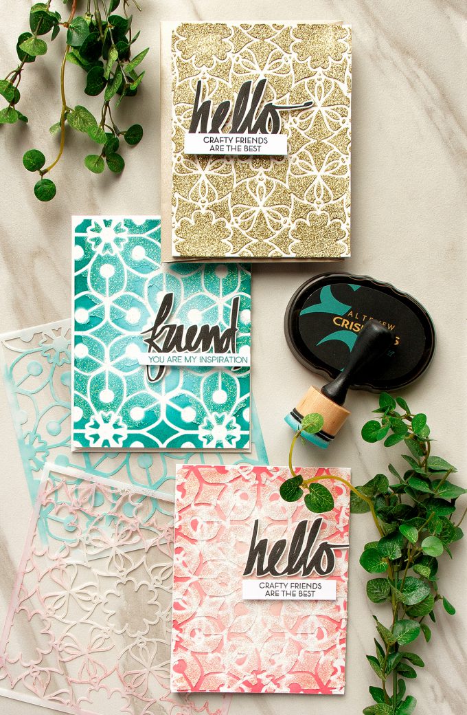 Altenew | Layered Stencils 3 Ways