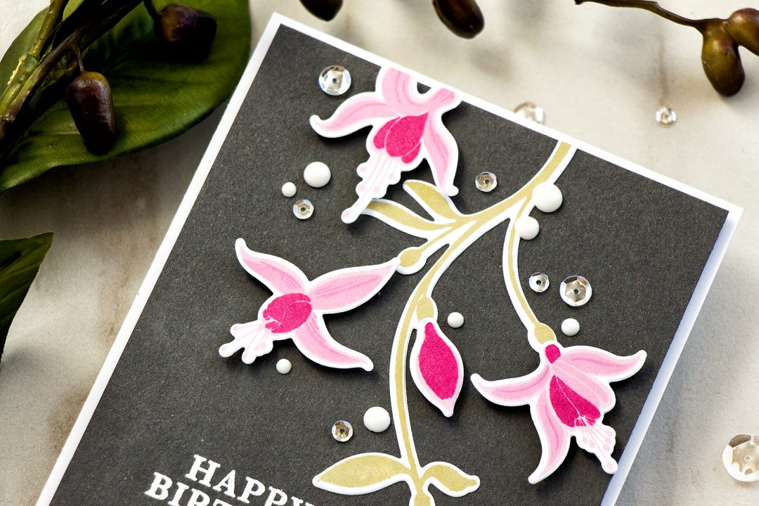 Hero Arts | Color Layering Fuchsia Happy Birthday Card