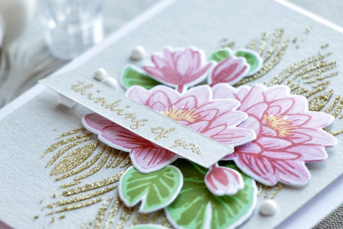 Hero Arts | Color Layering Water Lilies - Thinking of You Card