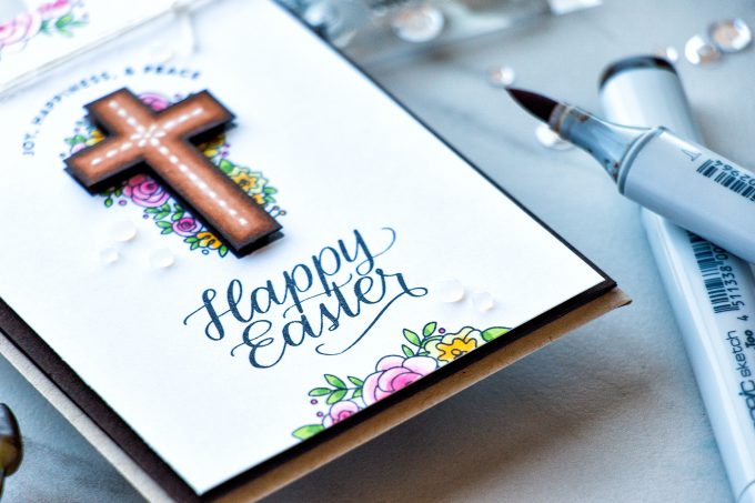 Simon Says Stamp | Happy Easter 4 Bar Card by Yana Smakula