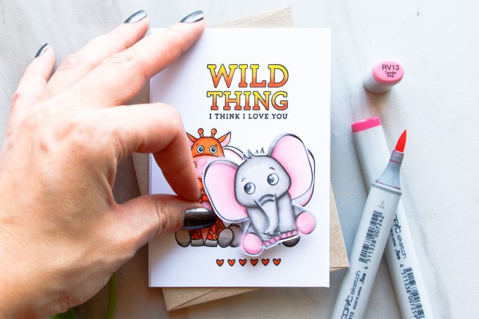 Simon Says Stamp | Wild Thing - I Think I Love You. April 2017 Card Kit