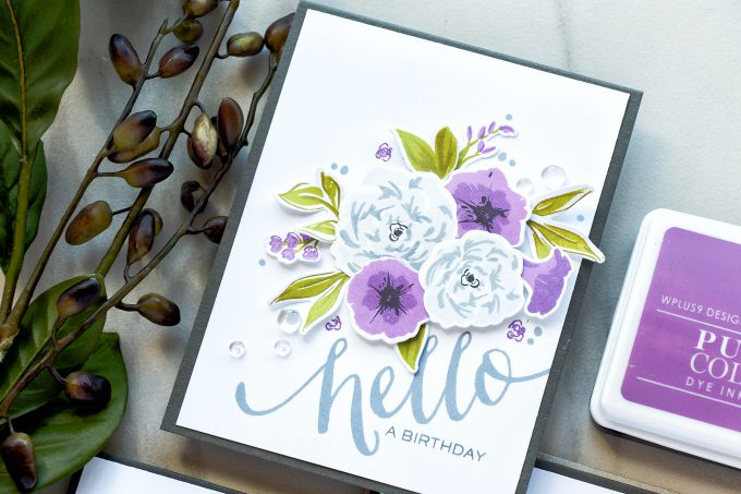 WPlus9 | Petunias and Peonies Cards