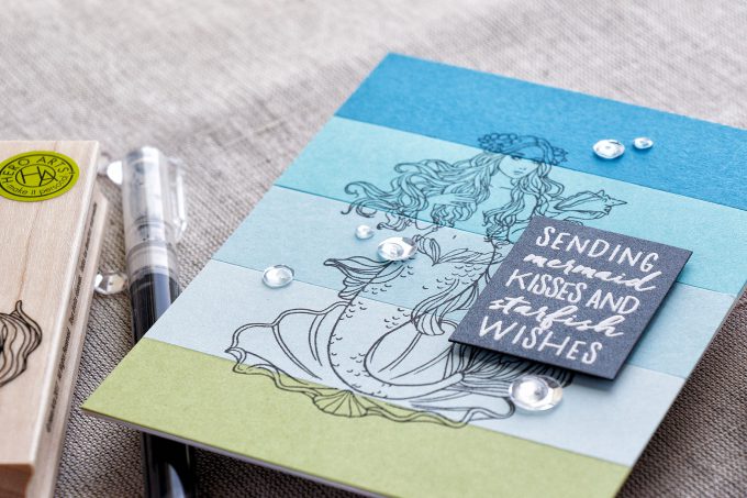 Hero Arts | Mermaid Kisses. May My Monthly Hero Blog Hop + Giveaway