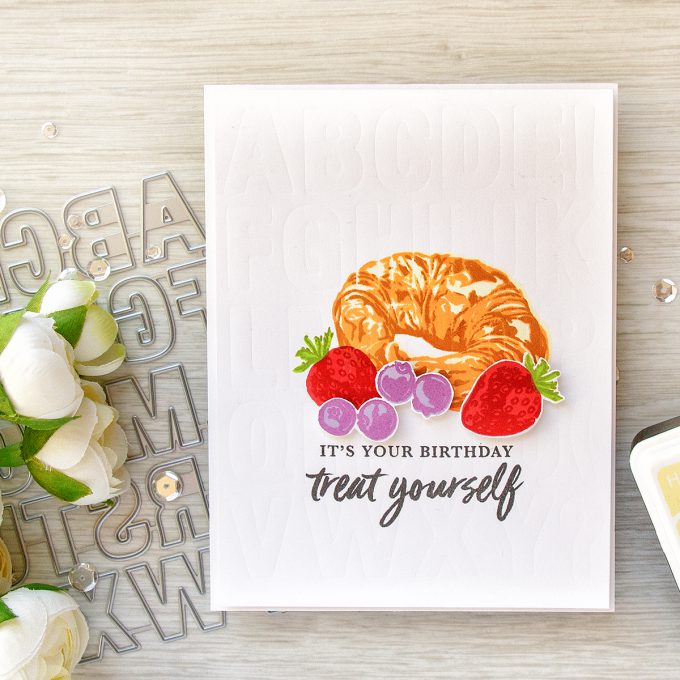 Hero Arts | Color Layering Croissant - Birthday Card by Yana Smakula