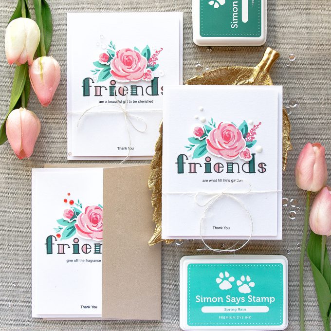Simon Says Stamp | Floral Thank You Cards for Friends. Video