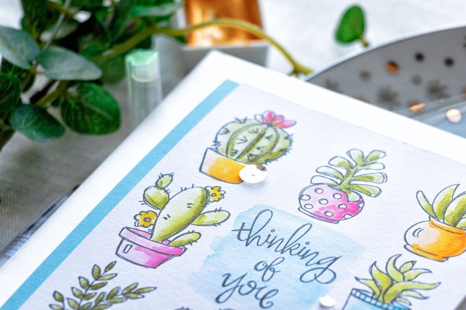 Simon Says Stamp | May Card Kit - Cacti Thinking Of You Card