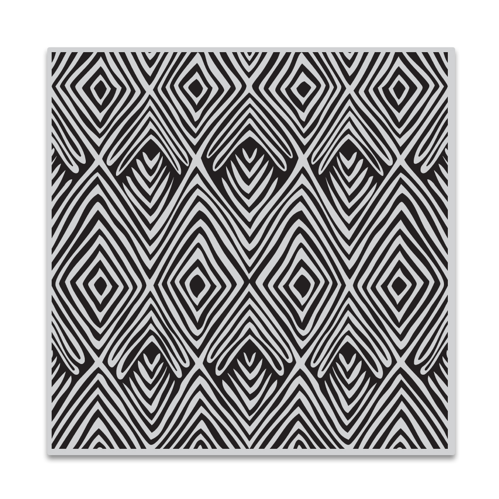 Hero Arts Tribal Stripes Bold Prints Cling Stamp