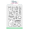 Pretty Pink Posh Woodland Critters Clear Stamp Set