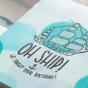 Simon Says Stamp | Oh Ship! We Forgot Your Birthday! Belated Birthday Card 3 Ways