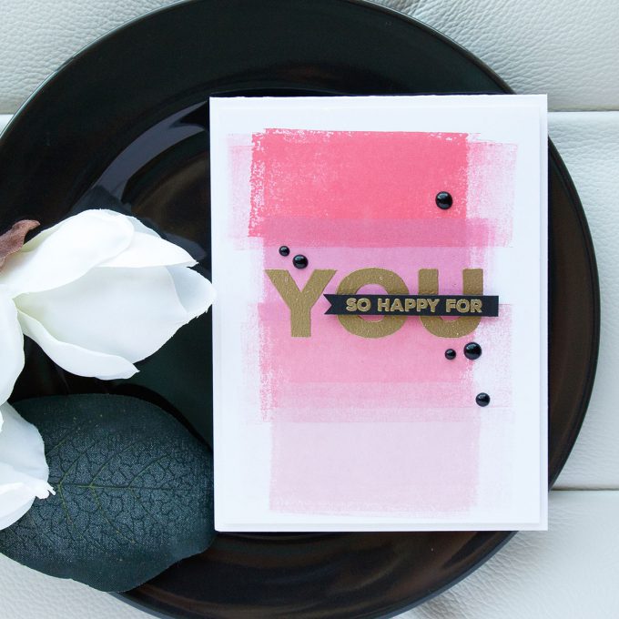 Simon Says Stamp | Quick Ombre Backgrounds using a Brayer. Video