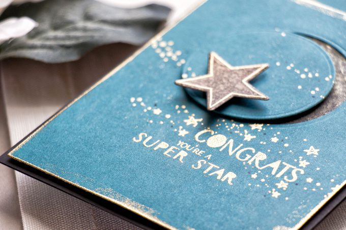 WPlus9 | Heat Embossed Stardust Cards 3 Ways