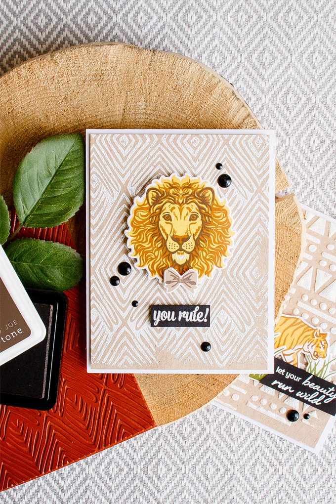 Hero Arts | You Rule Card with Color Layering Lion