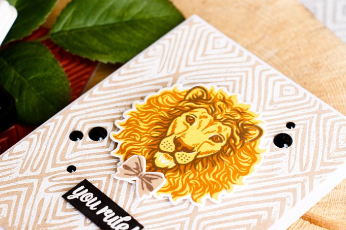 Hero Arts | You Rule Card with Color Layering Lion