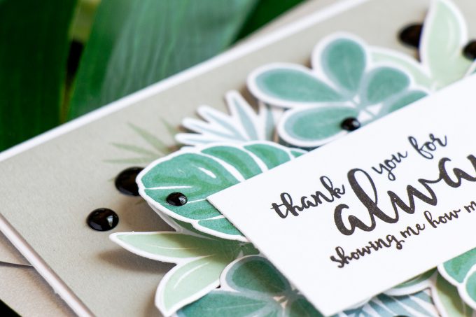 Simon Says Stamp | Tropical Foliage Card