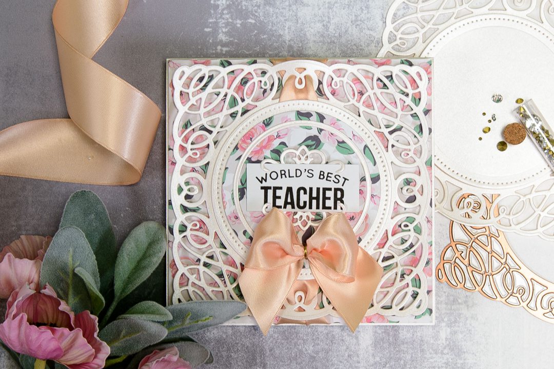 Spellbinders | Layered Dimensional Die Cutting. Episode #2 - Teacher Card