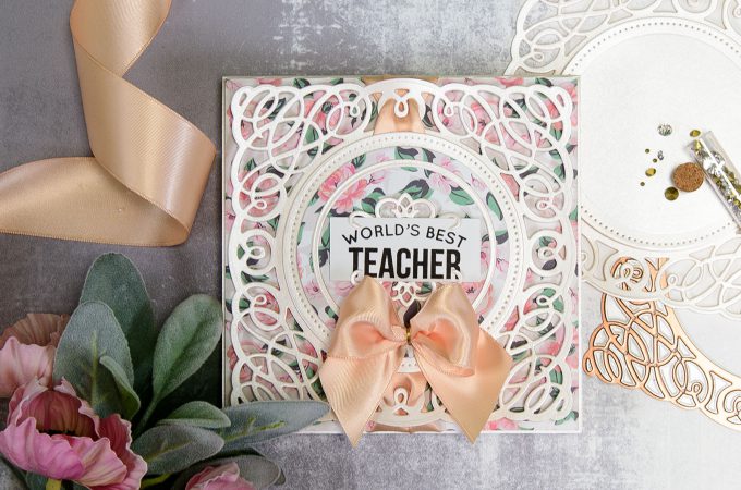 Spellbinders | Layered Dimensional Die Cutting. Episode #2 - Teacher Card