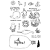 Flora and Fauna Mermaid Kisses Clear Stamp Set