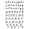 Hero Arts Clear Stamp Brushstroke Alphabet