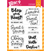 WPlus9 Southern Sentiments Stamp Set