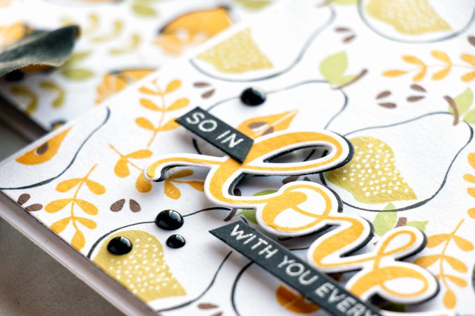 Simon Says Stamp | Artsy Fruit Patterns - Sweet Love You Cards