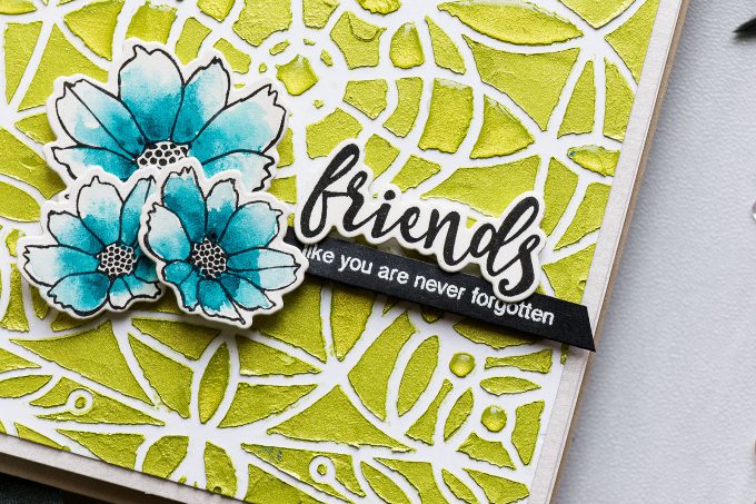 Simon Says Stamp | Friends Like You Are Never Forgotten - Nuvo Mousse Background