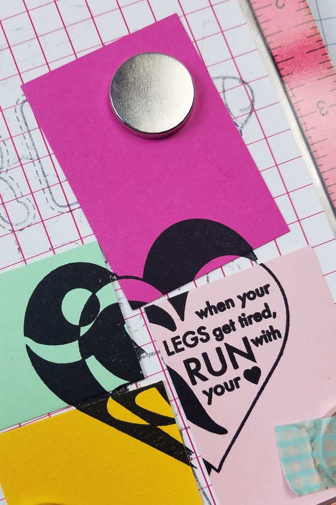 Simon Says Stamp | Run With Your Heart Colorblocked Card