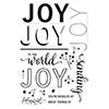 Hero Arts Clear Stamps Color Layering Joy Message