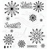 PTI Silver White Winters Stamp Set