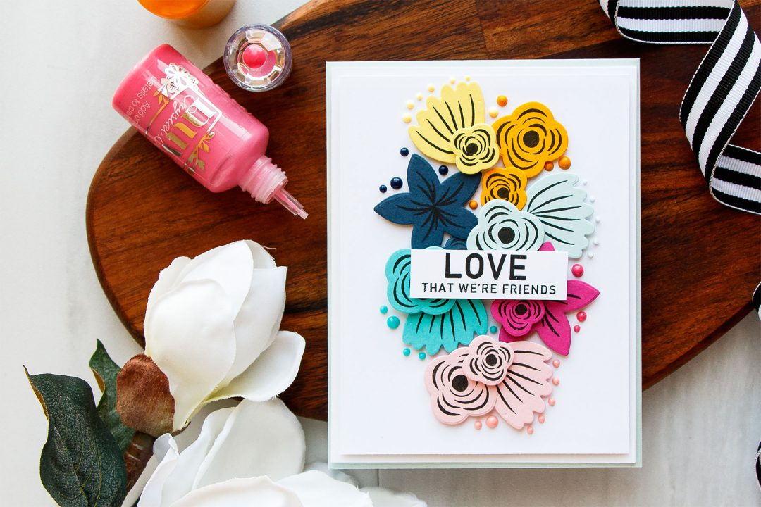 Simon Says Stamp | Colorful Circles Inspiration Turned Into Flowers using Hope Blooms Stamps