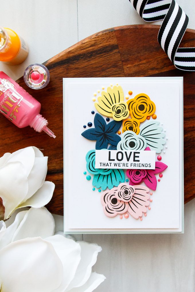 Simon Says Stamp | Colorful Circles Inspiration Turned Into Flowers using Hope Blooms Stamps