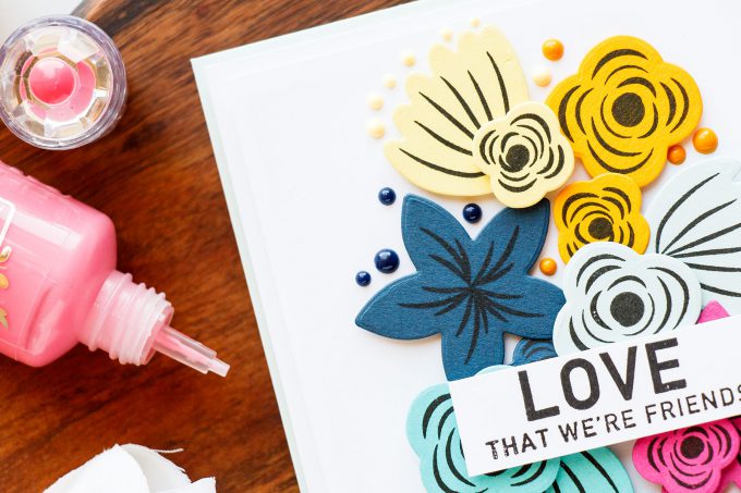 Simon Says Stamp | Colorful Circles Inspiration Turned Into Flowers using Hope Blooms Stamps