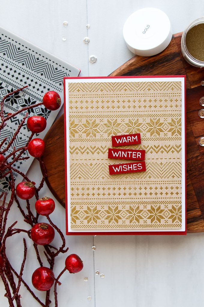 Simon Says Stamp | STAMPtember 2017 | Christmas Sweater Cards (or Faux Cross Stitch Embroidery). Handmade cards by Yana Smakula #simonsaysstamp #sss #stamptember #christmascard