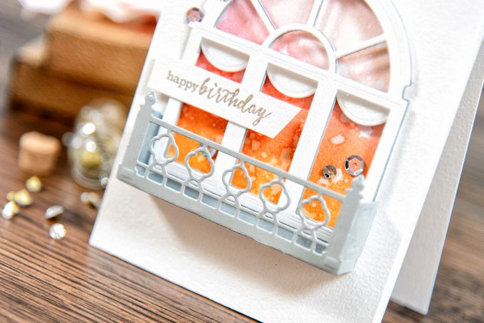 Spellbinders | Decorative Flower Box Birthday Card