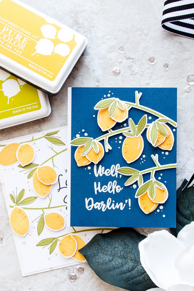 WPlus9 | Well Hello Darling Lemon Branches Card by Yana Smakula