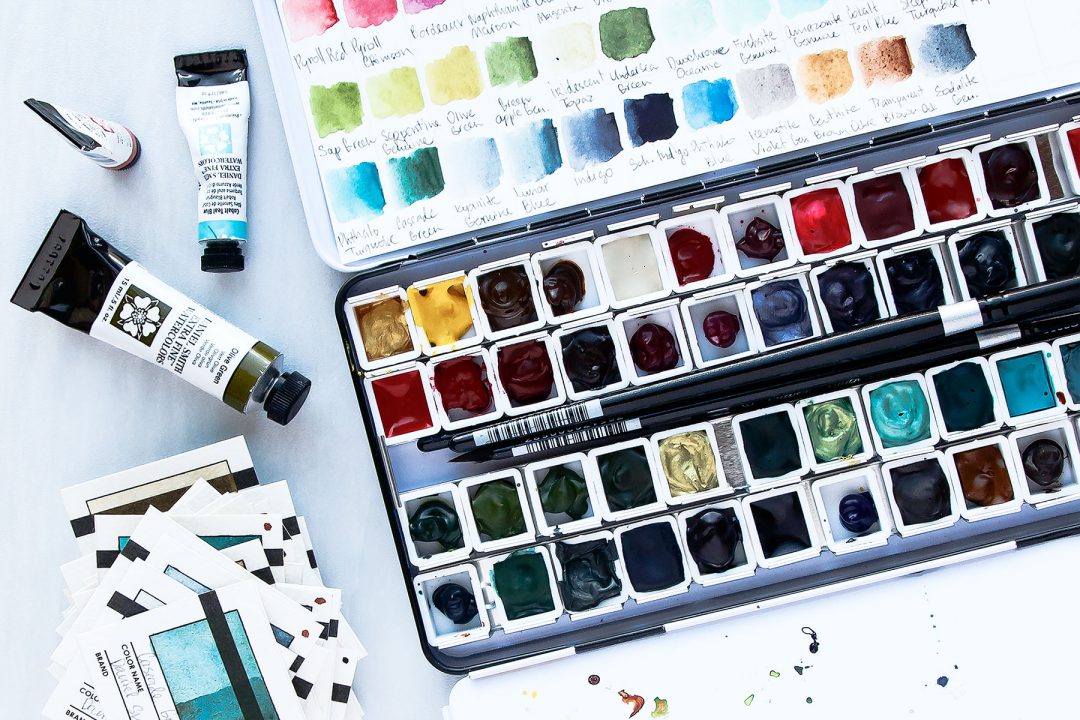 My Top 10 & Top 20 Watercolor Colors for Cardmaking
