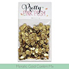 Pretty Pink Posh Metallic Gold Confetti