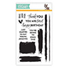 Simon Says Clear Stamps Brush Stroke Messages