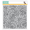 Simon Says Cling Rubber Stamp Ornate Background