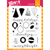 WPlus9 Holiday Trimmings Stamp Set