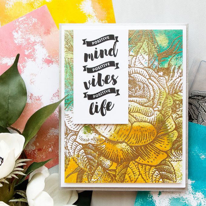 Brutus Monroe | Stamped Faux Watercolor Backgrounds by Yana Smakula