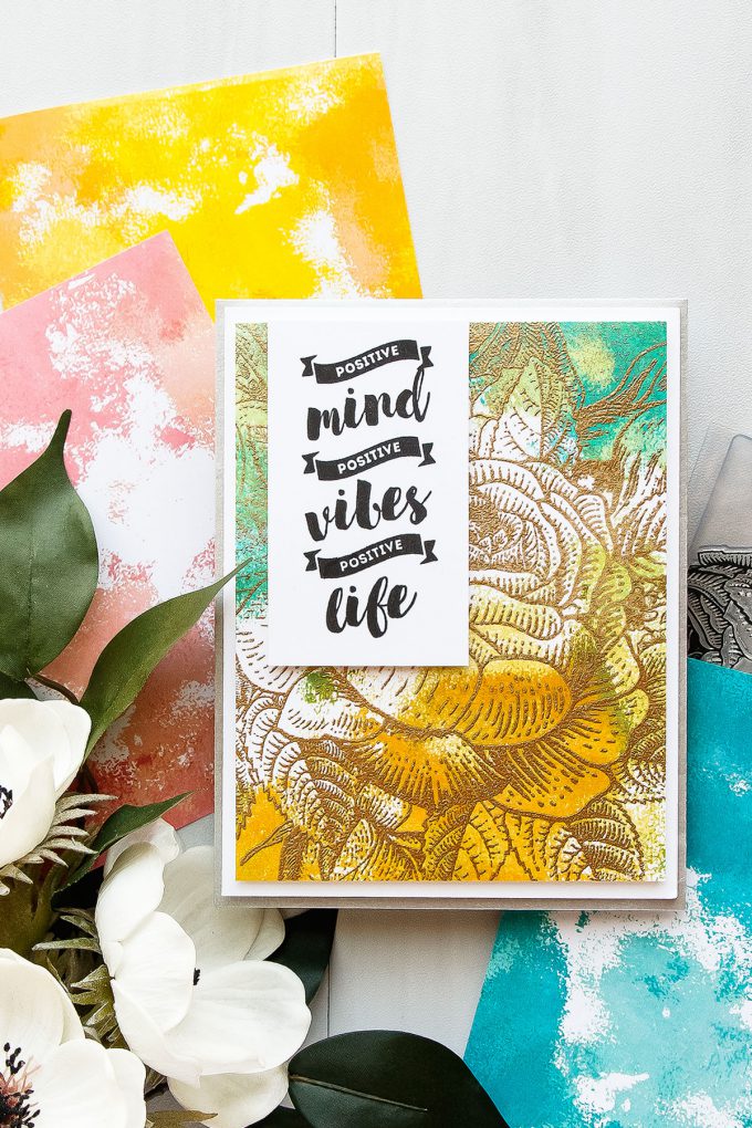 Brutus Monroe | Stamped Faux Watercolor Backgrounds by Yana Smakula