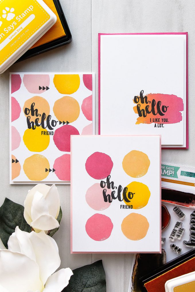It’s STAMPtember! | Concord & 9th Exclusive – Oh Hello. Handmade cards by Yana Smakula
