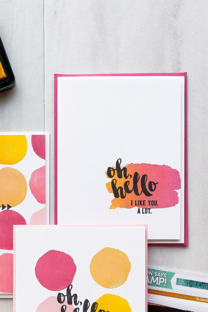 It’s STAMPtember! | Concord & 9th Exclusive – Oh Hello. Handmade cards by Yana Smakula