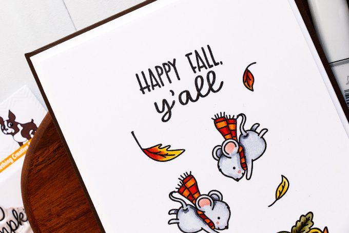 It’s STAMPtember! | Neat & Tangled Exclusive – Hello Pumpkin. Happy Fall Y'all Card by Yana Smakula