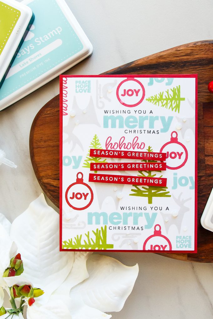 It’s STAMPtember! | Cathy Z Exclusive – Coolest Yulest Season's Greetings Card by Yana Smakula for Simon Says Stamp